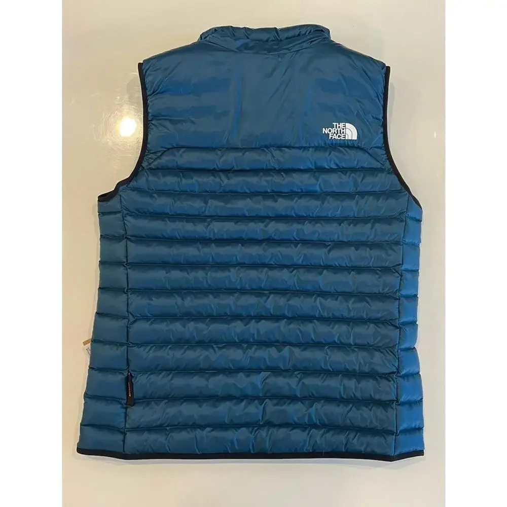 $180 The North Face Terra Peak Insulated Hiking Camping Vest Petrol Blue XL